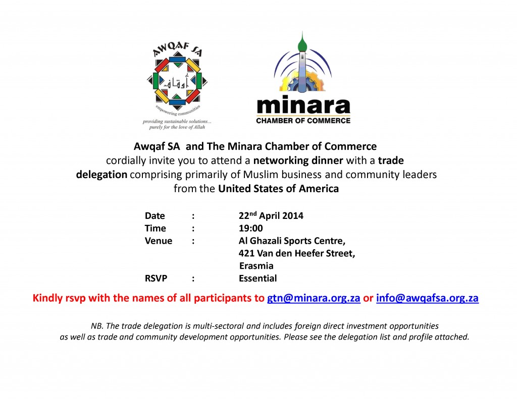 Invitation to Networking Dinner with Trade Delegation (2)